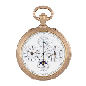 Highly important Swiss gold grande complication watch Circa 1873