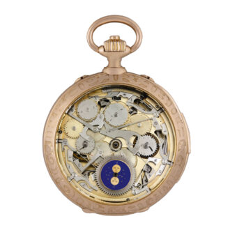 Highly important Swiss gold grande complication watch Circa 1873