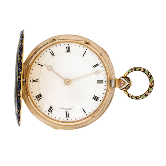 French gold, champlevé enamel decorated pocket watch Circa 1830 French gold, champlevé enamel decorated pocket watch Circa 1830