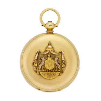 Swiss gold chronometer with pivoted detent escapement Circa 1850