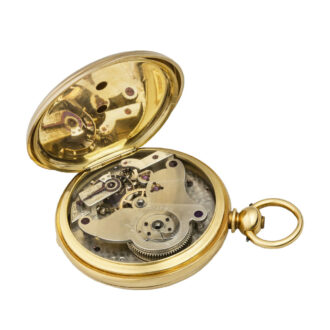 Swiss gold chronometer with pivoted detent escapement Circa 1850