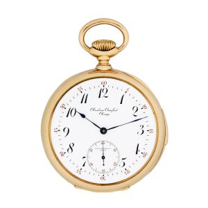 Swiss 18k gold minute repeating pocket watch Circa 1885