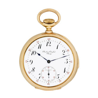 Swiss 18k gold minute repeating pocket watch Circa 1885