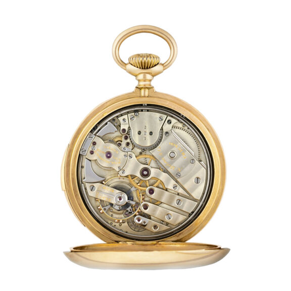 Swiss 18k gold minute repeating pocket watch Circa 1885 Swiss 18k gold minute repeating pocket watch Circa 1885