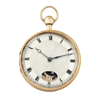French gold repeater with concealed erotic automaton Circa 1825