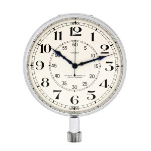 Swiss chromed military centre seconds pocket watch Circa 1920