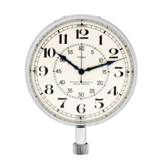 Swiss chromed military centre seconds pocket watch Circa 1920