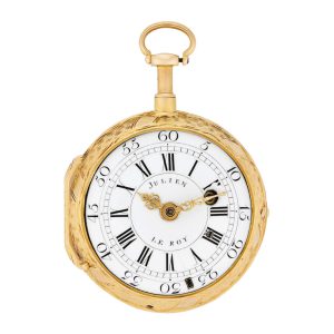 French 18K gold quarter repeating à toc pocket watch Circa 1780