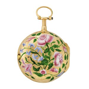 French 18K gold quarter repeating à toc pocket watch Circa 1765