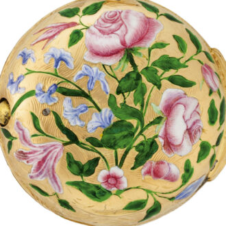 French 18K gold quarter repeating à toc pocket watch Circa 1765