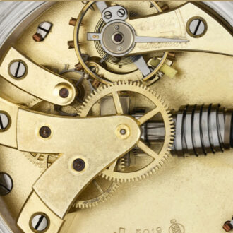 Fine Swiss silver open faced lever pocket watch Circa 1910