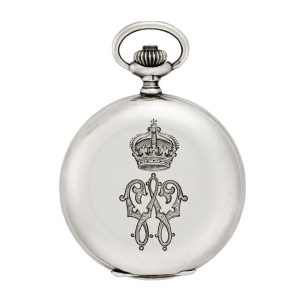 Rare Swiss silver hunting cased presentation watch Circa 1910