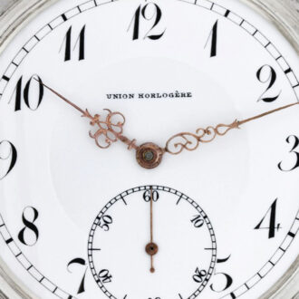 Rare Swiss silver hunting cased presentation watch Circa 1910