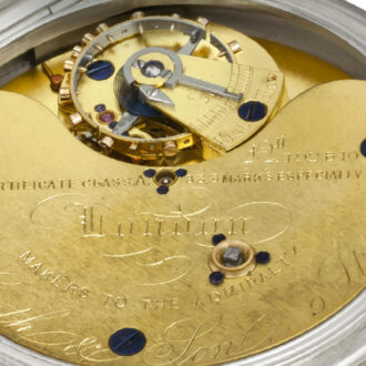 English silver half-hunting cased Carrousel watch Circa 1898