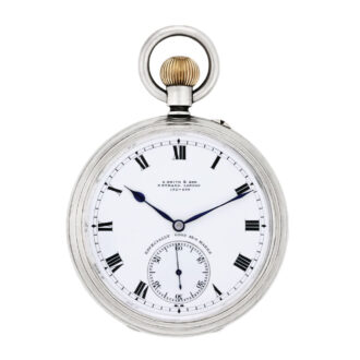 English silver lever with Bonniksen 52½ minute carrousel Circa 1901