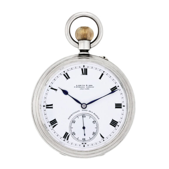 English silver lever with Bonniksen 52½ minute carrousel Circa 1901