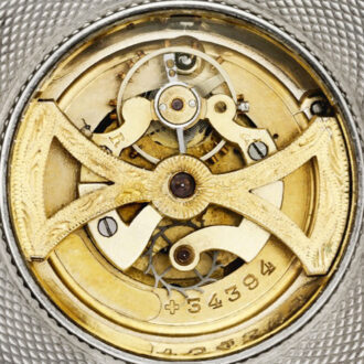 Swiss silver watch with one-minute tourbillon regulator Circa 1906 Swiss silver watch with one-minute tourbillon regulator Circa 1906