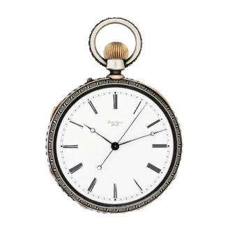 Swiss silver lever chronometer pocket watch Circa 1880
