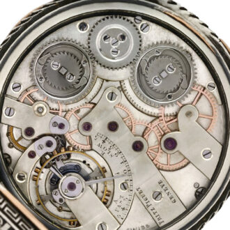 Swiss silver lever chronometer pocket watch Circa 1880