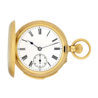 Swiss 18K gold minute repeating lady's watch Circa 1890