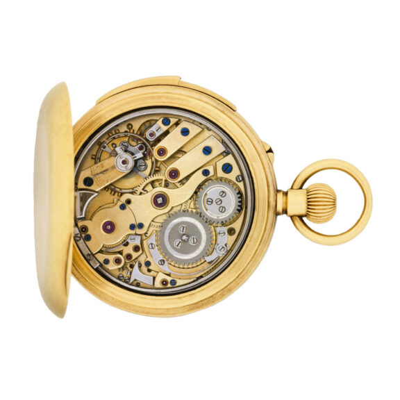 Swiss 18K gold minute repeating lady's watch Circa 1890 Swiss 18K gold minute repeating lady's watch Circa 1890