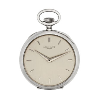 Large Swiss silver lever chronometer navigation watch Circa 1896