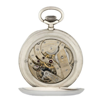 Large Swiss silver lever chronometer navigation watch Circa 1896 Large Swiss silver lever chronometer navigation watch Circa 1896