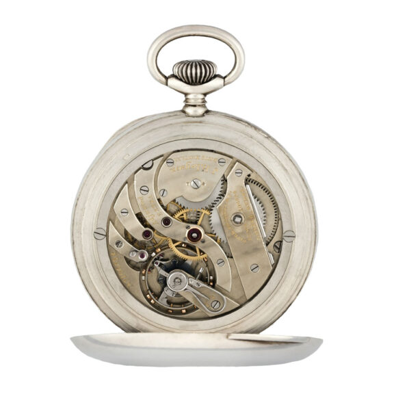 Large Swiss silver lever chronometer navigation watch Circa 1896 Large Swiss silver lever chronometer navigation watch Circa 1896
