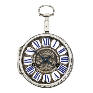 French silver singlehanded onion watch Circa 1710