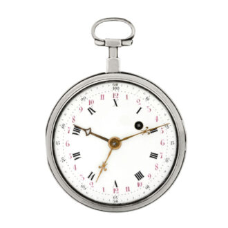 Swiss silver revolutionary watch made for the French market 1794