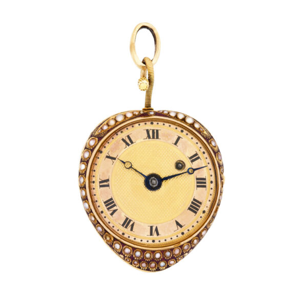 Swiss gold strawberry-form verge pendant watch Circa 1810 Swiss gold strawberry-form verge pendant watch Circa 1810