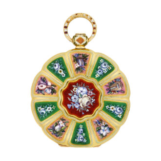 Swiss colorful watch made for the Islamic market Circa 1830