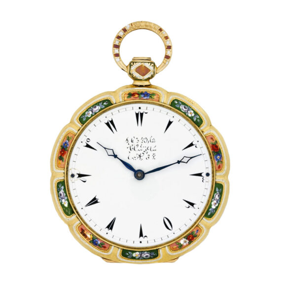 Swiss colorful watch made for the Islamic market Circa 1830 Swiss colorful watch made for the Islamic market Circa 1830