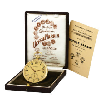 Swiss 14K yellow gold keyless wind dress watch Circa 1930