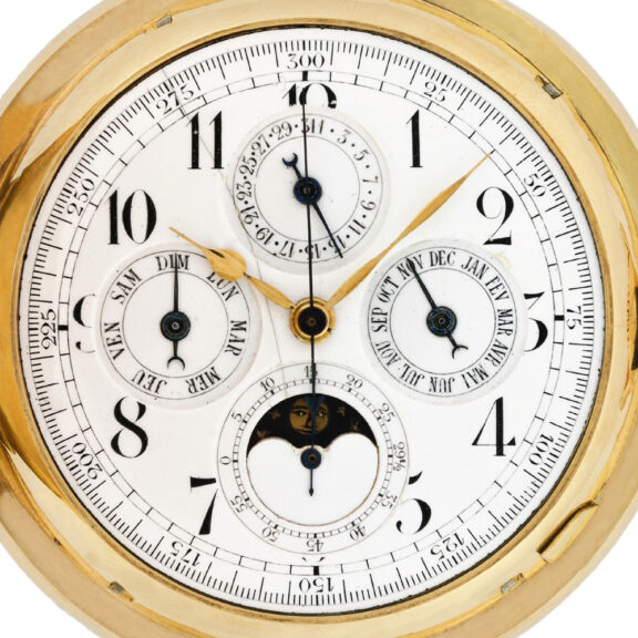 Swiss 18K gold minute repeating complicated watch Circa 1900 Swiss 18K gold minute repeating complicated watch Circa 1900