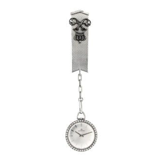 Swiss 18 Carat white gold and diamond set dress watch Circa 1970