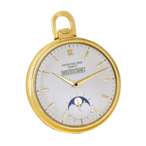 Very rare Swiss 18 carat gold digital pocket watch Circa 1977