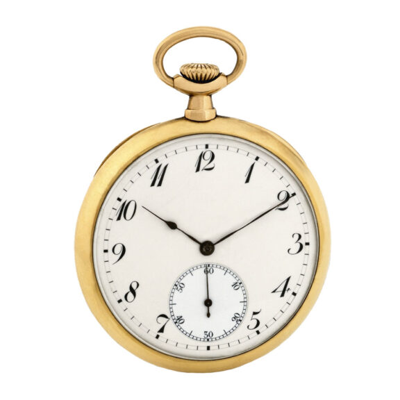 Fine Swiss 14K yellow gold Art Deco dress watch Circa 1920