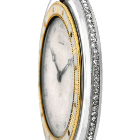 Swiss/French rock crystal open faced keyless watch Circa 1930 Swiss/French rock crystal open faced keyless watch Circa 1930