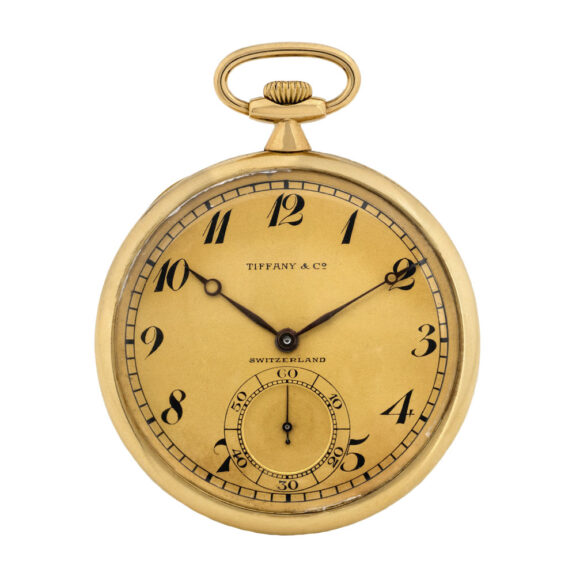 Swiss 18K yellow gold keyless dress watch Circa 1930