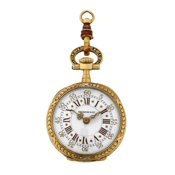 Very small Swiss gold and enamel pendant watch Circa 1901 Very small Swiss gold and enamel pendant watch Circa 1901