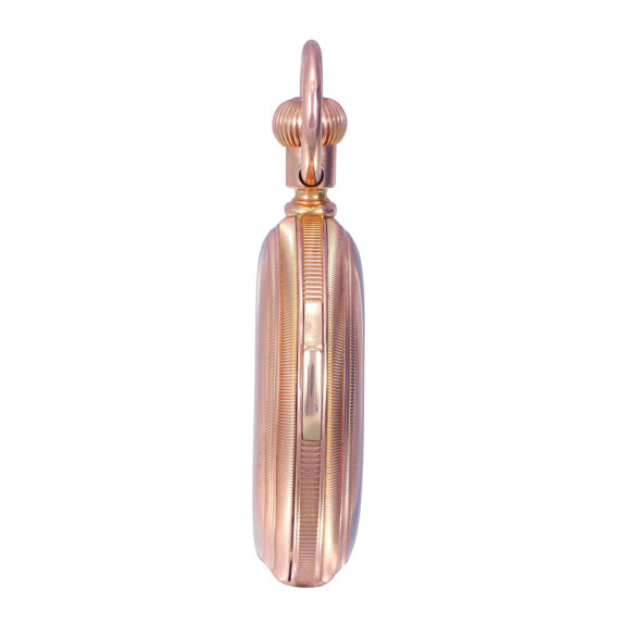 Swiss pink gold repeater made for the American market Circa 1883 Swiss pink gold repeater made for the American market Circa 1883