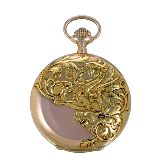 Swiss gold hunter made for the Hispanic market Circa 1909