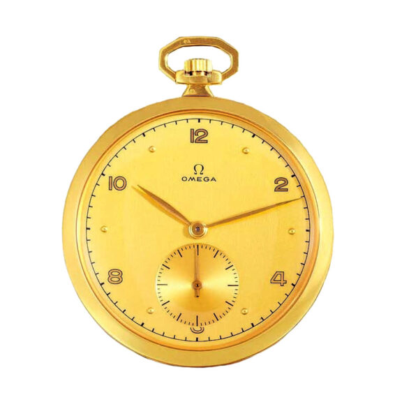 Swiss 18K yellow gold Art Deco keyless dress watch Circa 1910 Swiss 18K yellow gold Art Deco keyless dress watch Circa 1910