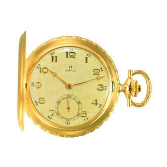 Swiss 14K gold hunter made for the German market Circa 1929