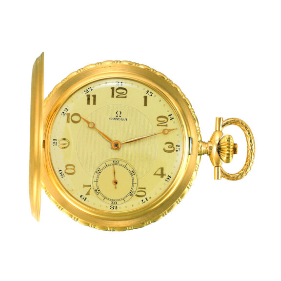 Swiss 14K gold hunter made for the German market Circa 1929 Swiss 14K gold hunter made for the German market Circa 1929