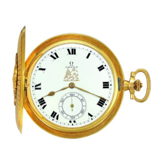 Historically important Swiss gold and enamel pocket watch Circa 1929