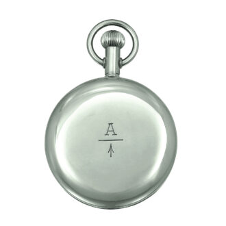 Rare Swiss nickel-silver aviator's pocket watch Circa 1918