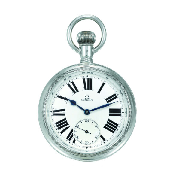 Very fine Swiss silver railway man's pocket watch Circa 1912 Very fine Swiss silver railway man's pocket watch Circa 1912