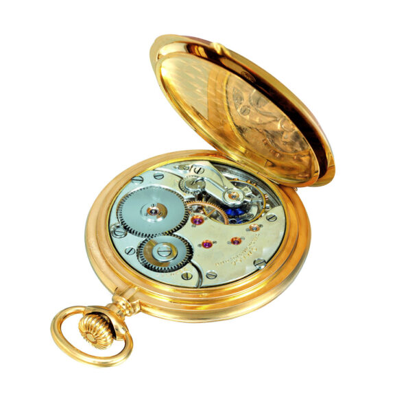 Exceptionally rare Swiss 18K yellow gold pocket chronometer Circa 1916 Exceptionally rare Swiss 18K yellow gold pocket chronometer Circa 1916